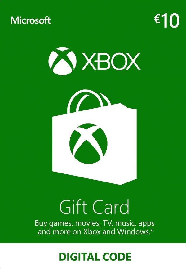 Carte cadeau Xbox Live 10 EUR